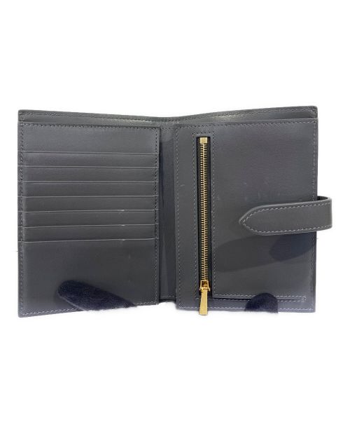 CELINE（セリーヌ）CELINE (セリーヌ) ミディアムストラップウォレット グレーの古着・服飾アイテム