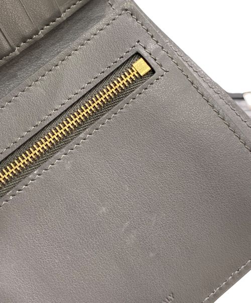 CELINE（セリーヌ）CELINE (セリーヌ) ミディアムストラップウォレット グレーの古着・服飾アイテム