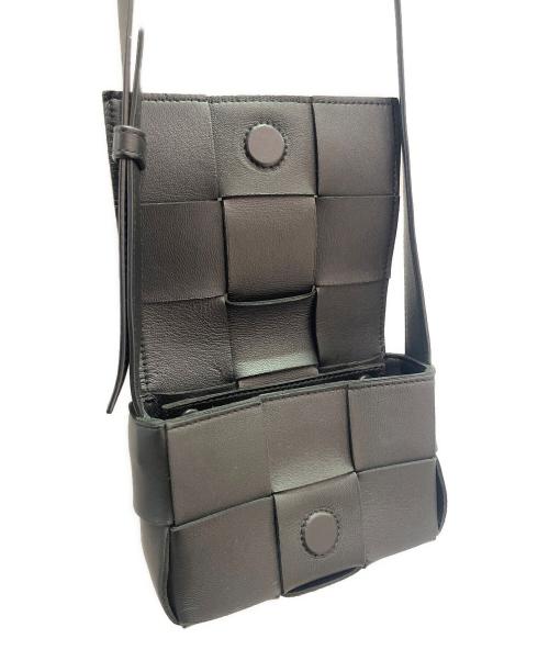 BOTTEGA VENETA（ボッテガベネタ）BOTTEGA VENETA (ボッテガベネタ) マキシイントレチャート キャンディー カセット ブラックの古着・服飾アイテム