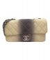 CHANEL（シャネル）の古着「シングルフラップチェーンショルダーバッグ」｜アイボリー×グレー