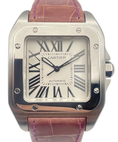 Cartier（カルティエ）Cartier (カルティエ) サントス 100 MM Ref.W20106X8 シルバー文字盤の古着・服飾アイテム