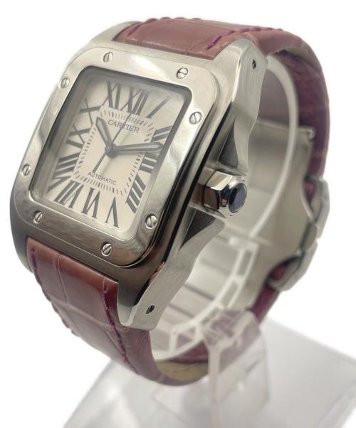 Cartier（カルティエ）Cartier (カルティエ) サントス 100 MM Ref.W20106X8 シルバー文字盤の古着・服飾アイテム