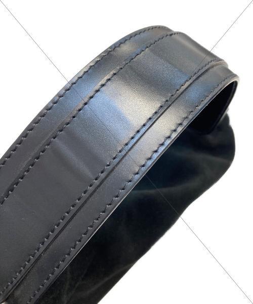 DOLCE & GABBANA（ドルチェ＆ガッバーナ）DOLCE & GABBANA (ドルチェ＆ガッバーナ) スウェードワンショルダーバッグ ブラックの古着・服飾アイテム