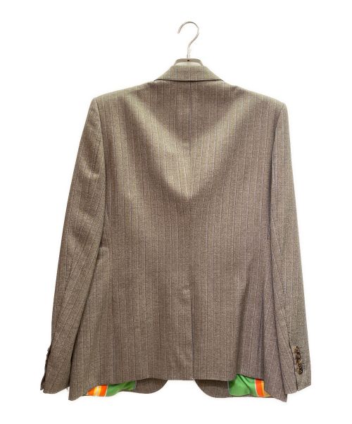 GUCCI（グッチ）GUCCI (グッチ) テーラードジャケット/スラックスフレアパンツ/セットアップ ブラウン サイズ:52R/50の古着・服飾アイテム