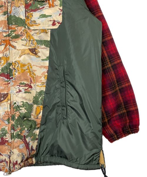 GUCCI（グッチ）GUCCI (グッチ) Nylon Jacket with Feline Print マルチカラー サイズ:48の古着・服飾アイテム