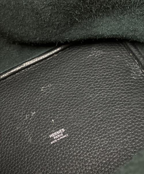 HERMES（エルメス）HERMES (エルメス) ピコタン ロック MM/シルバー金具/トリヨンクレマンス/ノワール/X刻印 ノワール サイズ:MMの古着・服飾アイテム