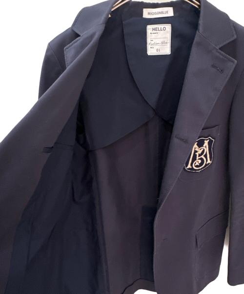 MADISON BLUE（マディソンブルー）MADISON BLUE (マディソンブルー) BERKLEE S3B BLAZER ネイビー サイズ:1の古着・服飾アイテム