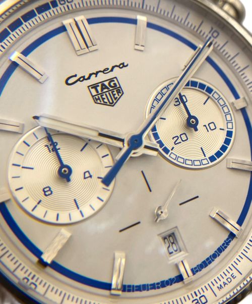 TAG Heuer（タグ・ホイヤー）TAG Heuer (タグホイヤー) カレラ キャリバー ホイヤー02 ホワイト サイズ:42の古着・服飾アイテム