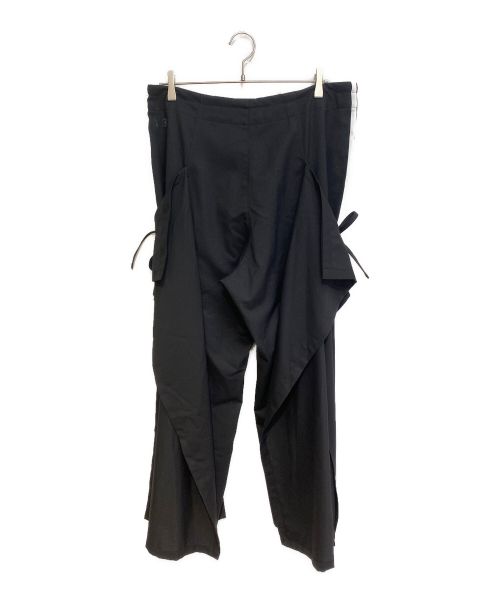 Y-3（ワイスリー）Y-3 (ワイスリー) W REF WO WL PNT / W リファインド ウール ワイドレグ パンツ ブラック サイズ:Mの古着・服飾アイテム
