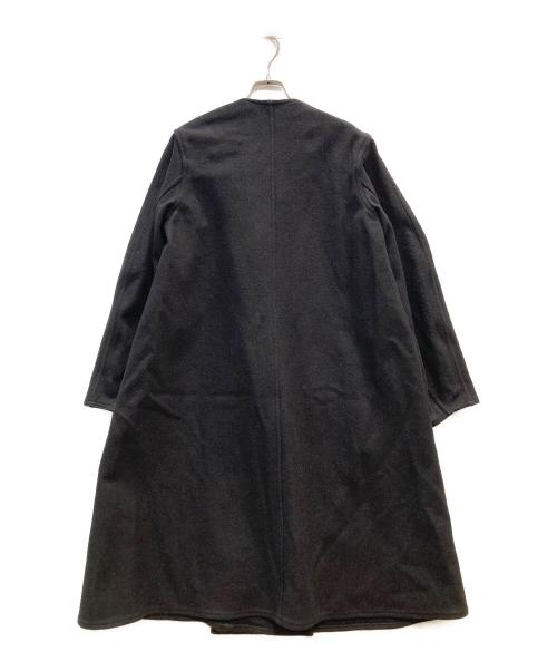 LEMAIRE（ルメール）LEMAIRE (ルメール) ラップ オーバー コート ブラック サイズ:ｓの古着・服飾アイテム