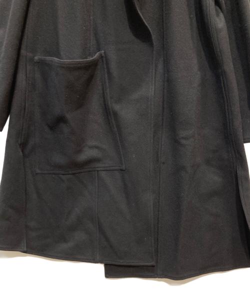 LEMAIRE（ルメール）LEMAIRE (ルメール) ラップ オーバー コート ブラック サイズ:ｓの古着・服飾アイテム
