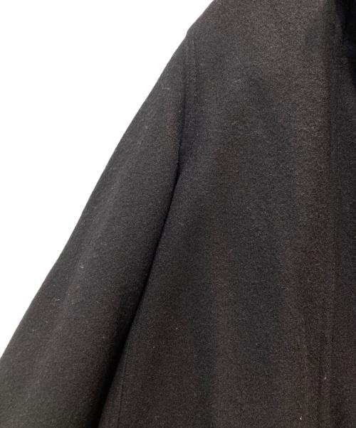 LEMAIRE（ルメール）LEMAIRE (ルメール) ラップ オーバー コート ブラック サイズ:ｓの古着・服飾アイテム