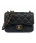 CHANEL（シャネル）の古着「ミニマトラッセ CCスネーク」｜ブラック