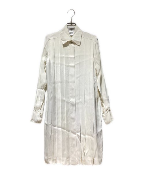 CHANEL（シャネル）CHANEL (シャネル) カットオフプリーツシャツワンピース ホワイト サイズ:36の古着・服飾アイテム