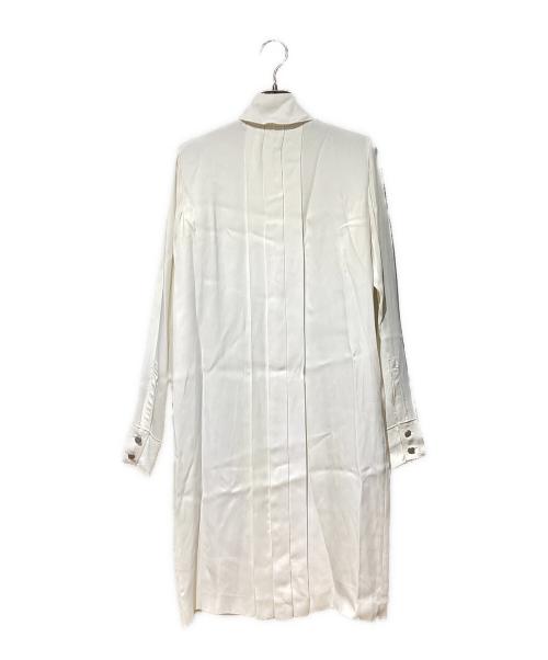 CHANEL（シャネル）CHANEL (シャネル) カットオフプリーツシャツワンピース ホワイト サイズ:36の古着・服飾アイテム