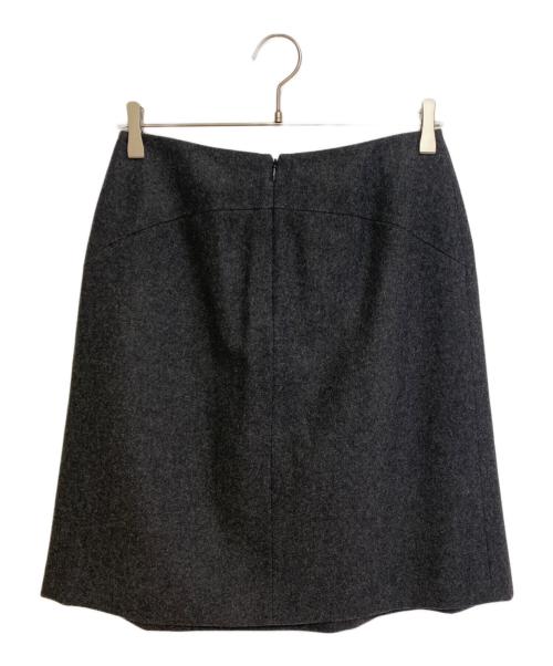 CHANEL（シャネル）CHANEL (シャネル) ウールカシミヤスカート グレー サイズ:38の古着・服飾アイテム