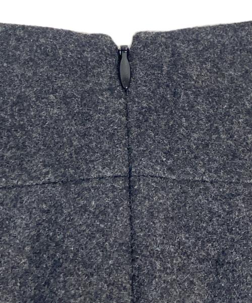 CHANEL（シャネル）CHANEL (シャネル) ウールカシミヤスカート グレー サイズ:38の古着・服飾アイテム