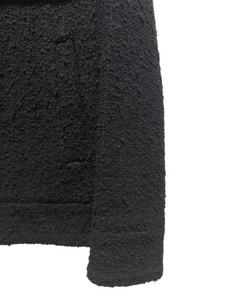 VALENTINO（ヴァレンティノ）VALENTINO (ヴァレンティノ) ツイードジャケット ブラック サイズ:46の古着・服飾アイテム