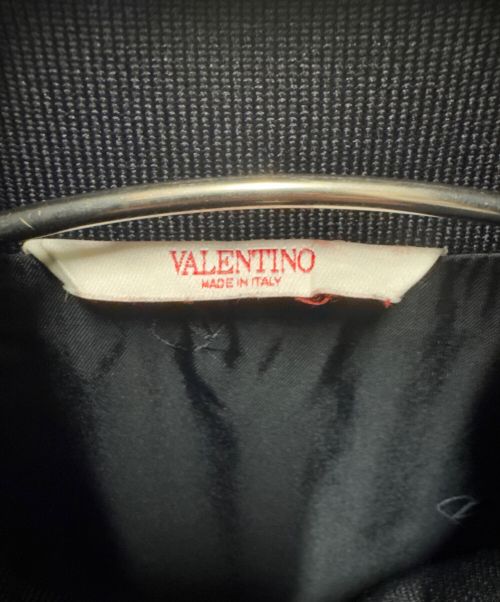 VALENTINO（ヴァレンティノ）VALENTINO (ヴァレンティノ) ツイードジャケット ブラック サイズ:46の古着・服飾アイテム