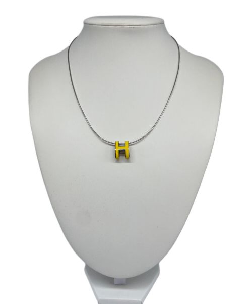HERMES（エルメス）HERMES (エルメス) ポップアッシュ ミニ ポップ H ペンダント イエローの古着・服飾アイテム