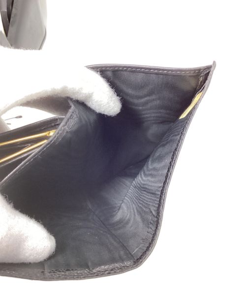 CHANEL（シャネル）CHANEL (シャネル) COCO Mark Caviar Skin Wallet（ココマーク キャビアウォレット） ブラック サイズ:-の古着・服飾アイテム