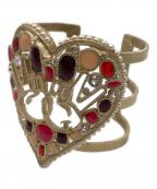 CHANELシャネル）の古着「ハートモチーフ ハッピーバングル」｜ゴールド