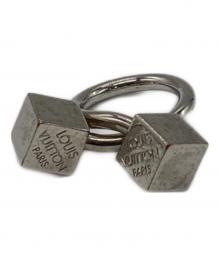 LOUIS VUITTON（ルイ ヴィトン）の古着「キューブモチーフスカーフリング」｜シルバー