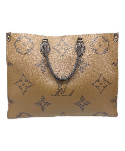 LOUIS VUITTON（ルイ ヴィトン）LOUIS VUITTON (ルイ ヴィトン) オンザゴーGM モノグラム・ジャイアント・リバース ブラウン サイズ:GMの古着・服飾アイテム