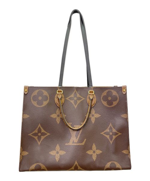 LOUIS VUITTON（ルイ ヴィトン）LOUIS VUITTON (ルイ ヴィトン) オンザゴーGM モノグラム・ジャイアント・リバース ブラウン サイズ:GMの古着・服飾アイテム