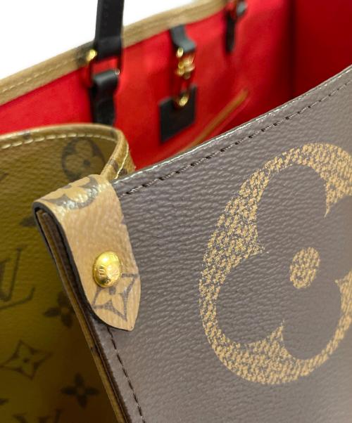 LOUIS VUITTON（ルイ ヴィトン）LOUIS VUITTON (ルイ ヴィトン) オンザゴーGM モノグラム・ジャイアント・リバース ブラウン サイズ:GMの古着・服飾アイテム