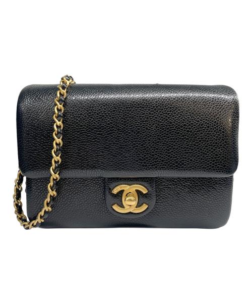 CHANEL（シャネル）CHANEL (シャネル) ミニフラップバッグ ブラックの古着・服飾アイテム