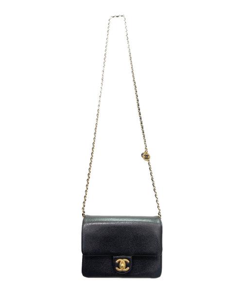 CHANEL（シャネル）CHANEL (シャネル) ミニフラップバッグ ブラックの古着・服飾アイテム