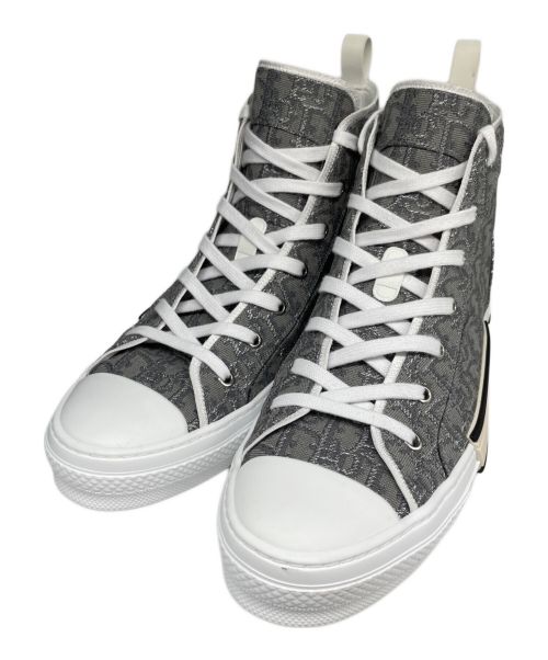 Christian Dior（クリスチャン ディオール）Christian Dior (クリスチャン ディオール) B23 HTDO JACQUARD グレー×ホワイト サイズ:SIZE45の古着・服飾アイテム