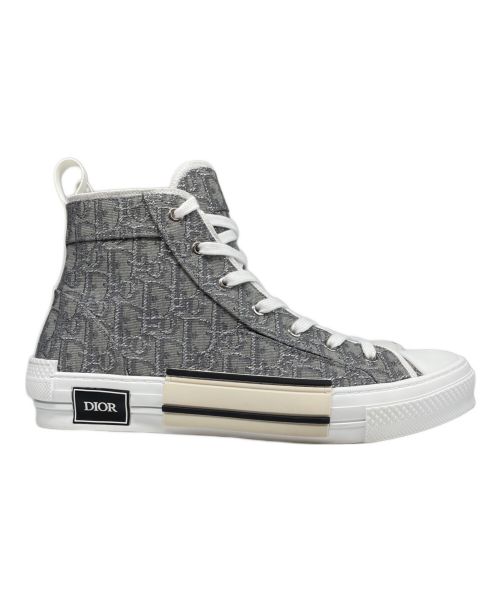 Christian Dior（クリスチャン ディオール）Christian Dior (クリスチャン ディオール) B23 HTDO JACQUARD グレー×ホワイト サイズ:SIZE45の古着・服飾アイテム