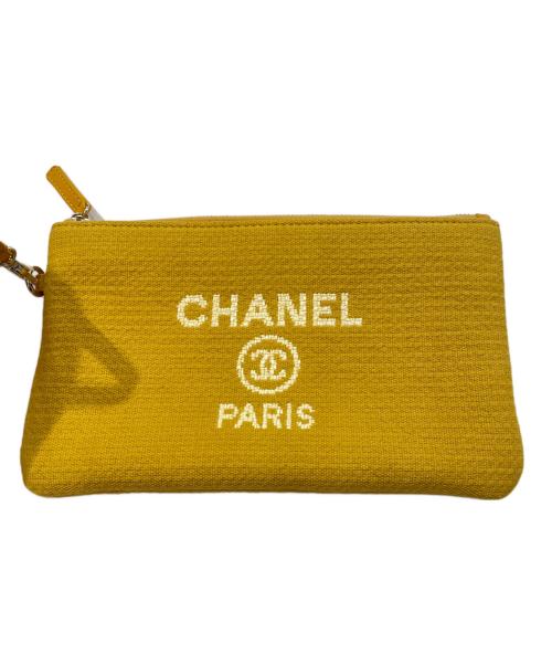 CHANEL（シャネル）CHANEL (シャネル) ドーヴィル MM イエロー サイズ:MMの古着・服飾アイテム