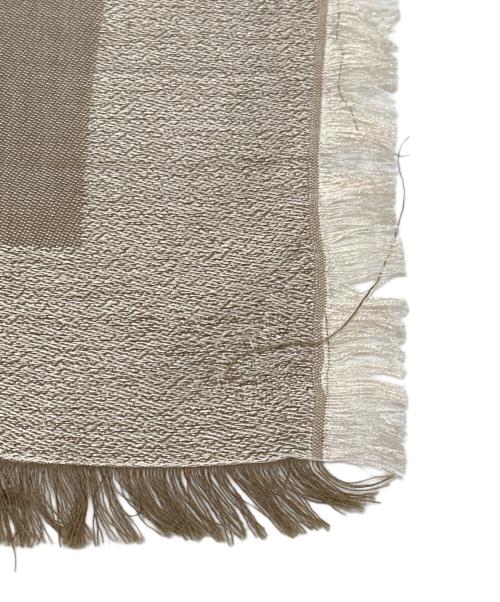 Cartier（カルティエ）Cartier (カルティエ) 大判コットンシルクストール ベージュ サイズ:-の古着・服飾アイテム