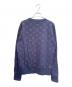 LOUIS VUITTON (ルイ ヴィトン) モノグラム柄 ニット ネイビー サイズ:XS：60000円