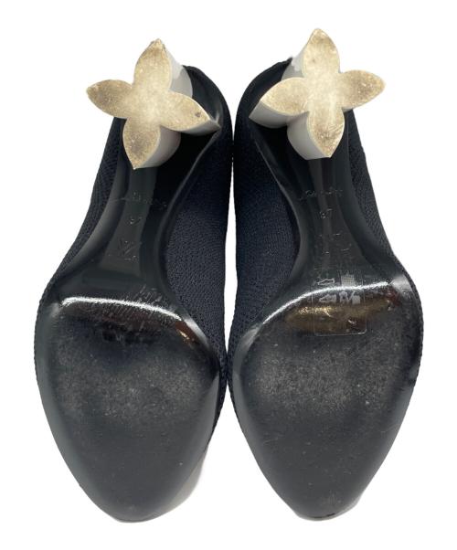 LOUIS VUITTON（ルイ ヴィトン）LOUIS VUITTON (ルイ ヴィトン) シルエット・ライン アンクルブーツ ブラック サイズ:37の古着・服飾アイテム