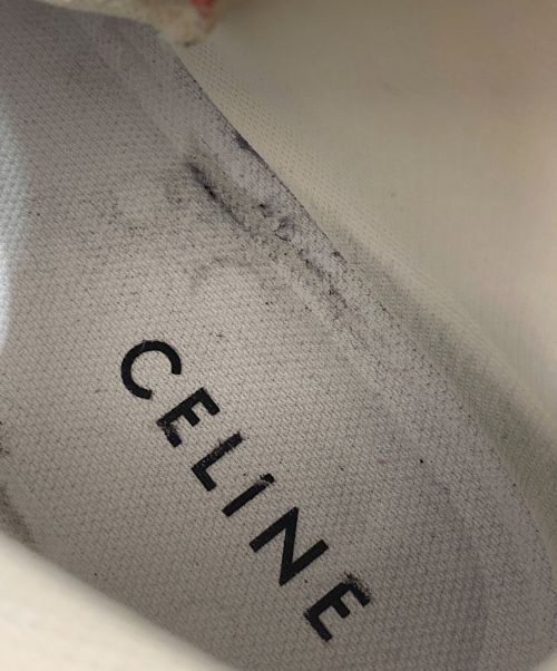 CELINE（セリーヌ）CELINE (セリーヌ) ロゴハイカットスニーカー ホワイト サイズ:37の古着・服飾アイテム