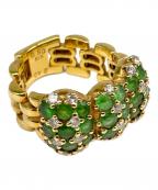 NO BRANDノーブランド）の古着「K18 石付 リング」