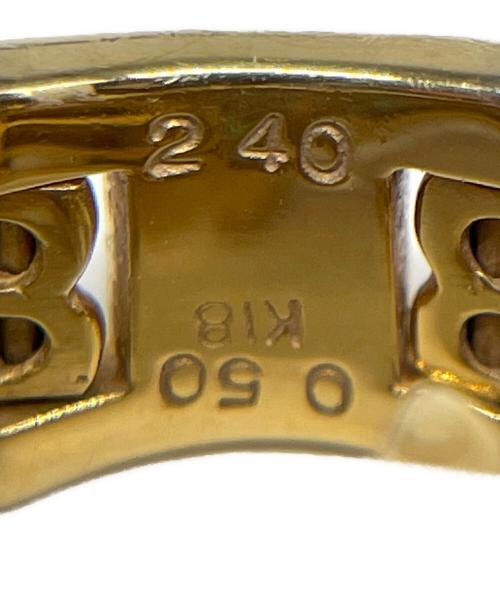 NO BRAND（ノーブランド）NO BRAND (ノーブランド) K18 石付 リング サイズ:14号の古着・服飾アイテム