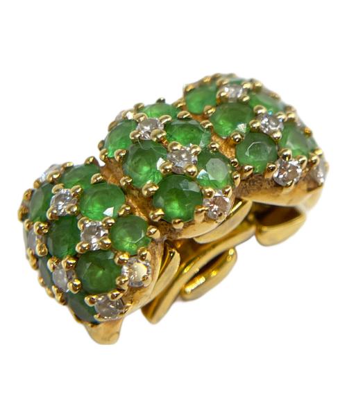 NO BRAND（ノーブランド）NO BRAND (ノーブランド) K18 石付 リング サイズ:14号の古着・服飾アイテム