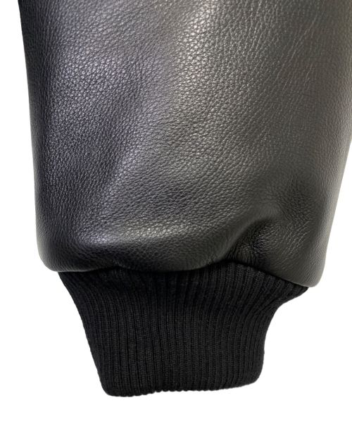 SUPREME（シュプリーム）SUPREME (シュプリーム) Dickies (ディッキーズ) Hooded Leather Work Jacket ブラック サイズ:XLの古着・服飾アイテム