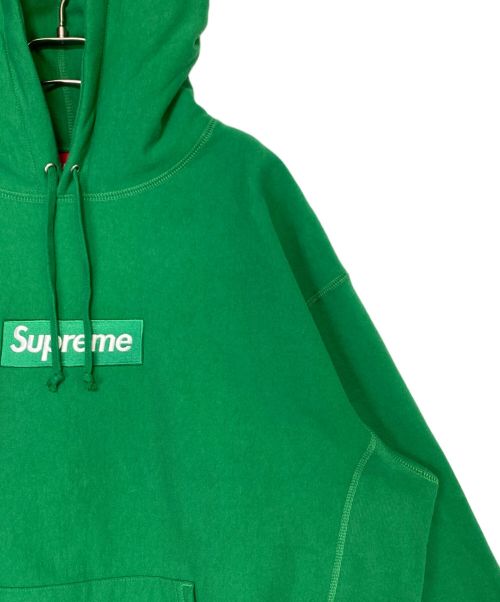 SUPREME（シュプリーム）SUPREME (シュプリーム) Box Logo Hooded Sweatshirt グリーン サイズ:XLの古着・服飾アイテム