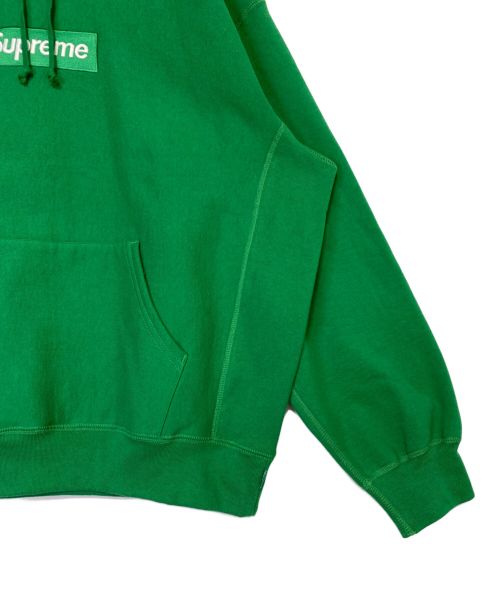 SUPREME（シュプリーム）SUPREME (シュプリーム) Box Logo Hooded Sweatshirt グリーン サイズ:XLの古着・服飾アイテム
