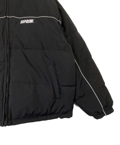 SUPREME（シュプリーム）SUPREME (シュプリーム) Lochcarron (ロキャロン) Reversible Puffer Jacket ブラック×チェック サイズ:XLの古着・服飾アイテム
