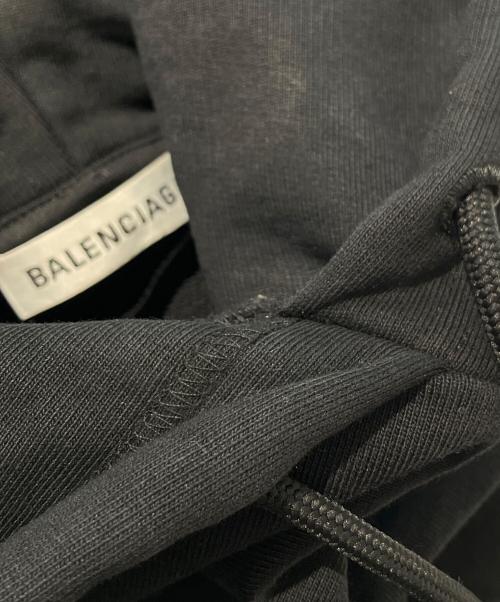 BALENCIAGA（バレンシアガ）BALENCIAGA (バレンシアガ) バックロゴフーディー ブラック サイズ:XSの古着・服飾アイテム