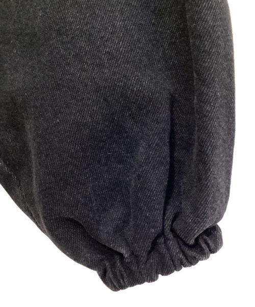 BALENCIAGA（バレンシアガ）BALENCIAGA (バレンシアガ) デニム切替 ポプリンシャツ トラックジャケット ブラック×ホワイト サイズ:34の古着・服飾アイテム
