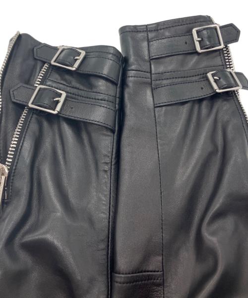 VALENTINO（ヴァレンティノ）VALENTINO (ヴァレンティノ) レザージャケット ブラック サイズ:46の古着・服飾アイテム