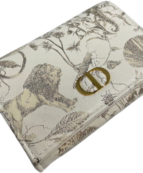 Christian Dior（クリスチャン ディオール）Christian Dior (クリスチャン ディオール) Caro Glycine ウォレット アイボリーの古着・服飾アイテム
